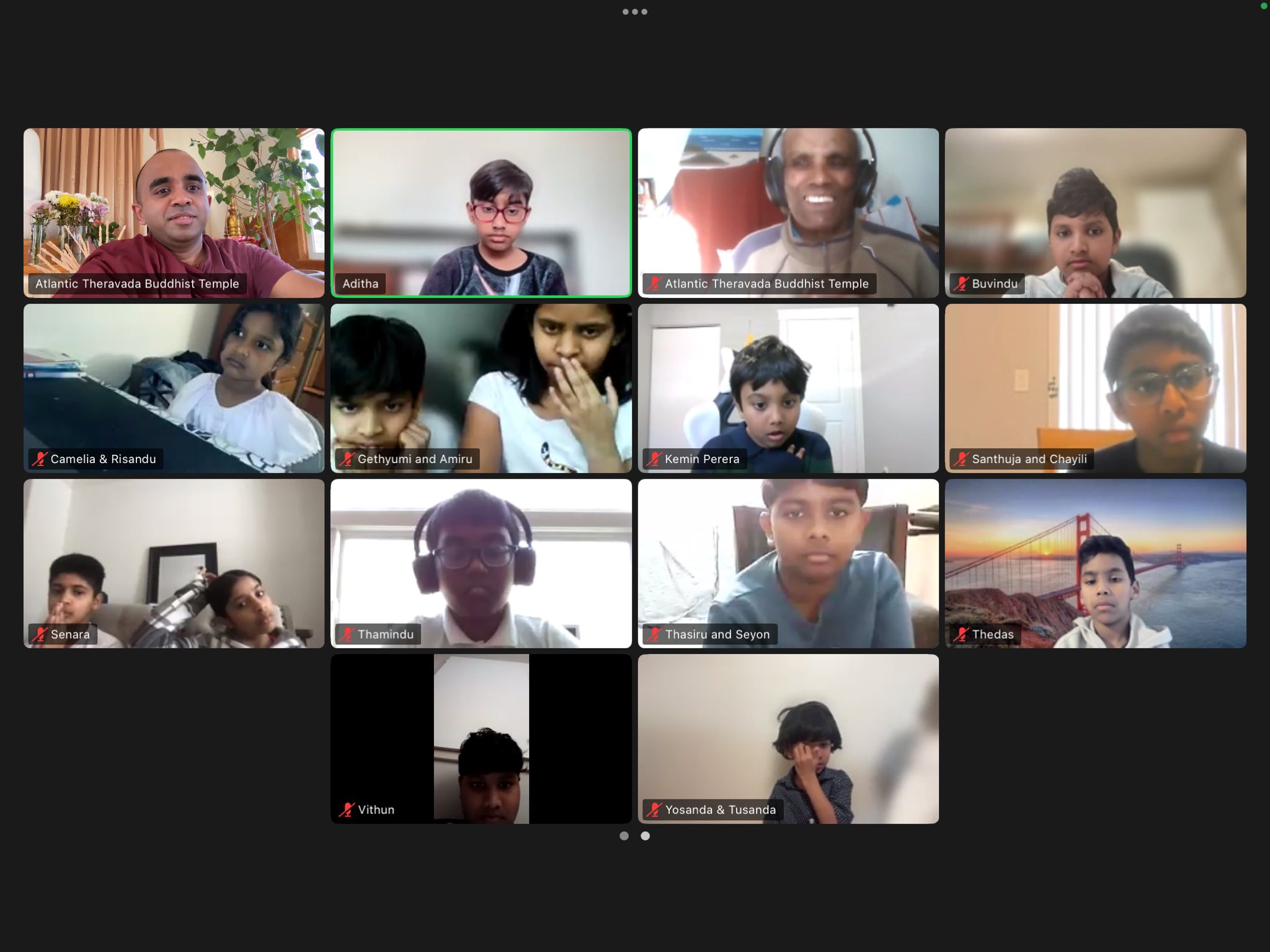 Dhamma School student