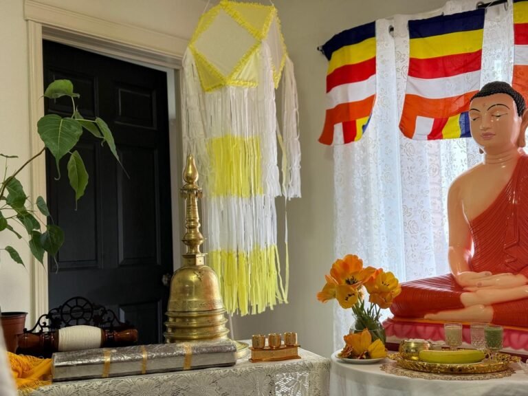 New Buddha Statue in PEI Temple
