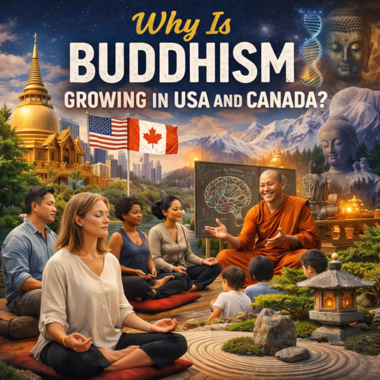 Why Is Buddhism Growing in USA  & Canada ?